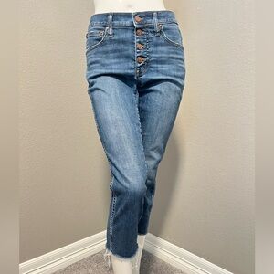 J. CREW DENIM Petite Women’s 9” VINTAGE STRAIGHT Mid- Rise. Blue Jeans Size 27P